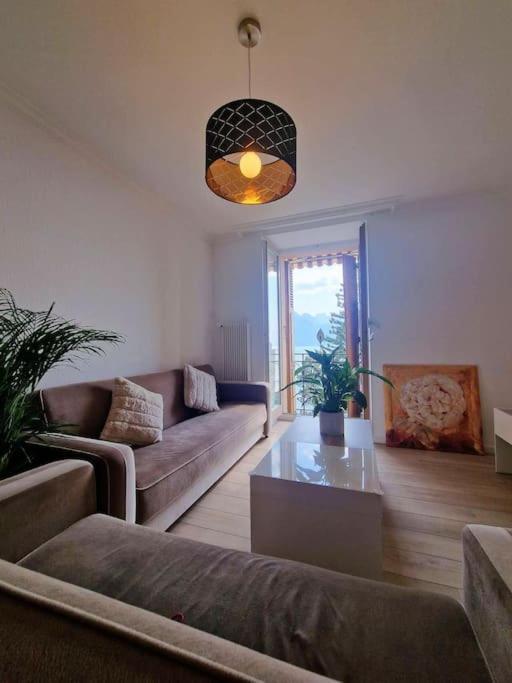 Veytaux Perfect Lake View New Apartment מראה חיצוני תמונה